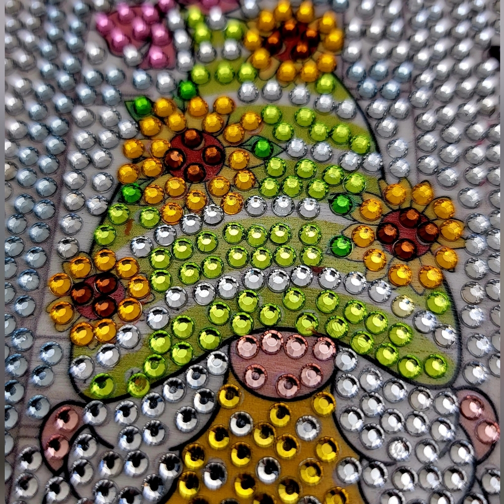 Sunflower 🌻 Gnome Coaster Green Hat - Picture 3 of 3